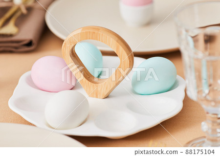 Easter Eggs on Decorative Plate Easter Eggs on Decorative Plate 88175104