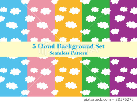 Cloud background set Cloud background set 88176273