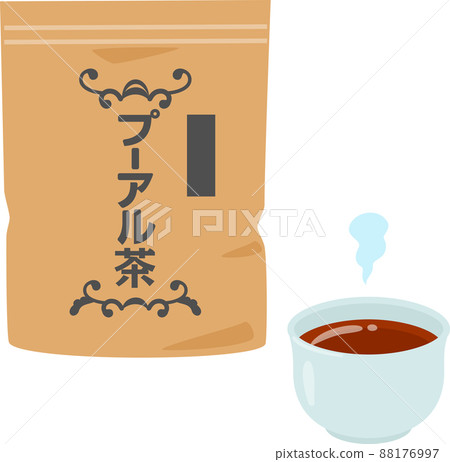 袋裝普洱茶和茶杯裝普洱茶 88176997