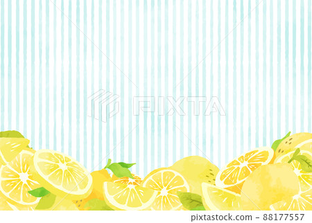 檸檬背景插圖與清爽的夏天的形象 檸檬背景插圖與清爽的夏天的形象 88177557