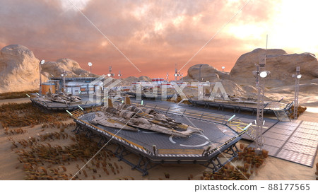 Planetary exploration base Planetary exploration base 88177565