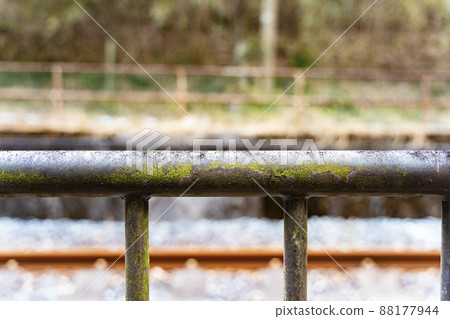 Scenery of the abandoned railway track of the old Usui Pass Railway Scenery of the abandoned railway track of the old Usui Pass Railway 88177944