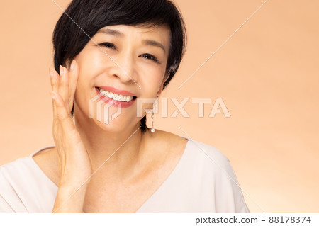 Senior female beauty positive 88178374