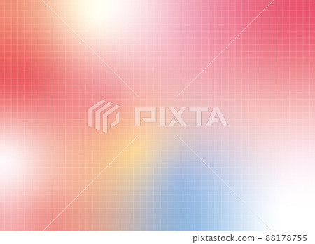 藍色與紅色混合的漸變背景 [正方形] 88178755