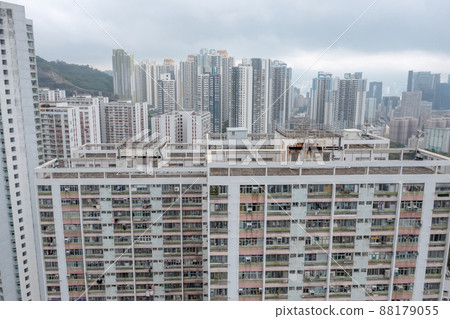 the cityscape of residential Area at Choi Wan estate, hk 26 March 2022 the cityscape of residential Area at Choi Wan estate, hk 26 March 2022 88179055