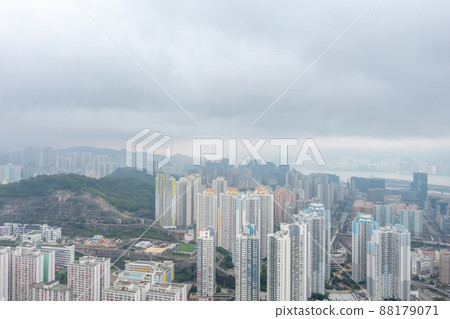 the cityscape of residential Area at Choi Wan estate, hk 26 March 2022 the cityscape of residential Area at Choi Wan estate, hk 26 March 2022 88179071