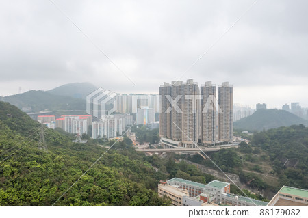 the cityscape of residential Area at Shun Lee district, kwun tong 26 March 2022 the cityscape of residential Area at Shun Lee district, kwun tong 26 March 2022 88179082