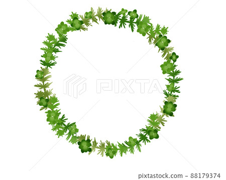 Aquatic plant wreath Aquatic plant wreath 88179374