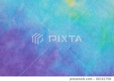 Abstract tie dye multicolor fabric cloth Boho pattern texture Abstract tie dye multicolor fabric cloth Boho pattern texture 88181706