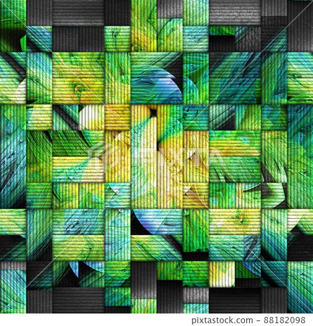 Scrambled fractal background 88182098