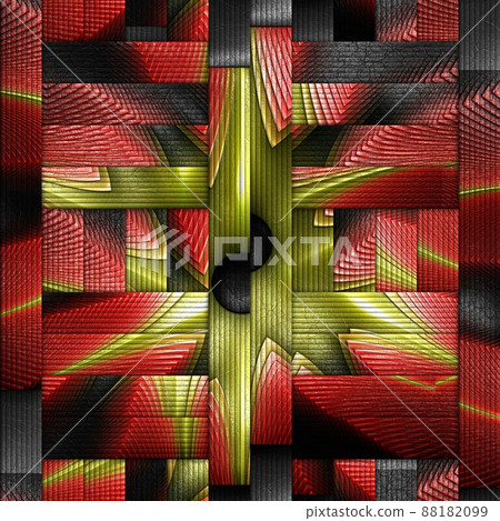 Scrambled fractal background 88182099
