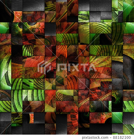 Scrambled fractal background 88182100