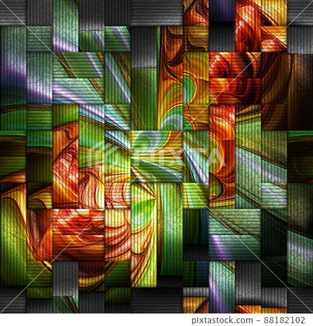 Scrambled fractal background 88182102