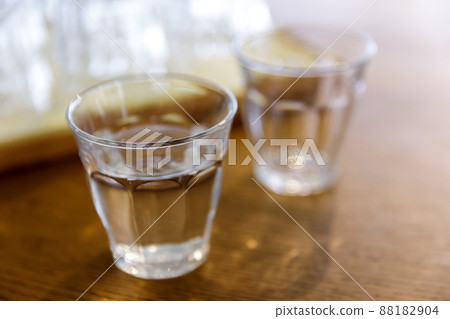 Glass with water Glass with water 88182904