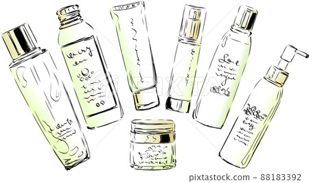 Skin care set - Stock Illustration [88183392] - PIXTA