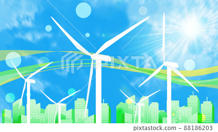 風電_SDGs_ECO圖片背景 88186203