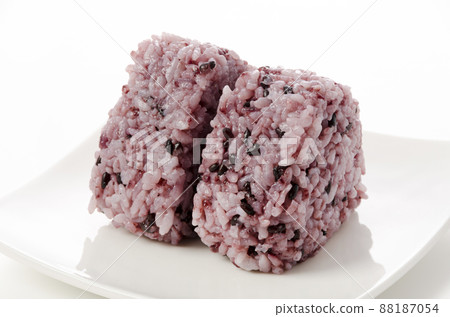 Black rice ball onigiri 88187054