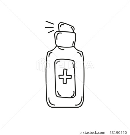 Black and white medical doodle element_09 Black and white medical doodle element_09 88190330