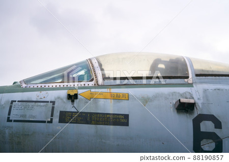 The driver's seat of the F104J fighter located at the site of the Kyoyama Ropeway Amusement Park 1 Kita-ku, Okayama City, Okayama Prefecture 88190857