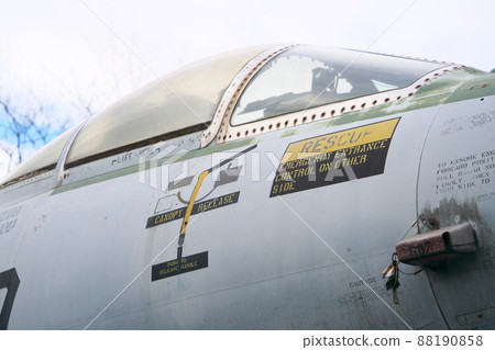 F104J戰鬥機的駕駛座位於岡山縣岡山市北區京山索道遊樂園2 88190858