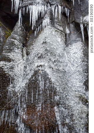 Akame 48 Waterfalls, a landscape of severe cold-4 88190890