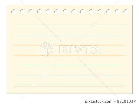 Simple and flat note paper 88191337