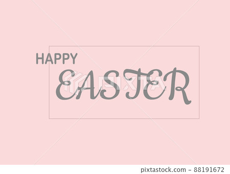 Happy easter greeting card. Illustration. Design layout for invitation, card, flyer, banner, poster. Elegant design Happy easter greeting card. Illustration. Design layout for invitation, card, flyer, banner, poster. Elegant design 88191672