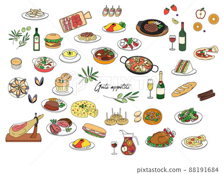 icon, icons, set 88191684
