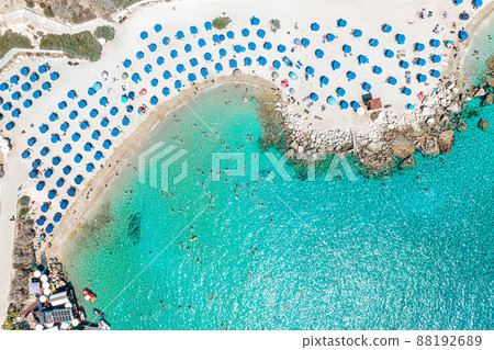 Famous Konnos Bay Beach at Cape Greco national park, Cyprus 88192689