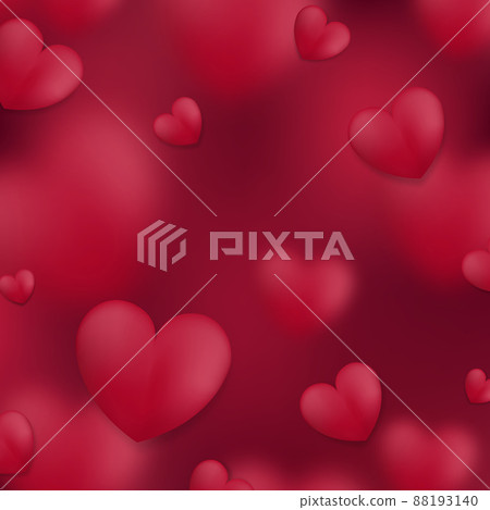 Abstract red Valentine's Day of pattern heart background. Abstract red Valentine's Day of pattern heart background. 88193140