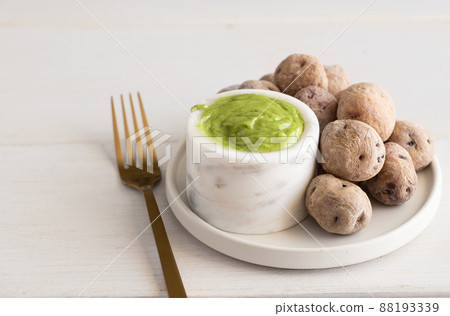 Canarian Islands wrinkly potatoes 88193339