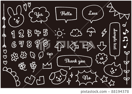 Balloon material set for children 88194378