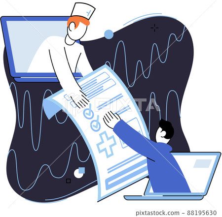 Online medical services mobile application, consultation and prescription medicine, health care 88195630