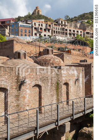 Old Tbilisi view with Leghvtakhevi Canyon 88196668