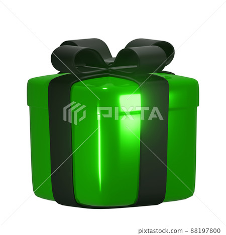 Realistic 3D Gift Box Cutout 88197800