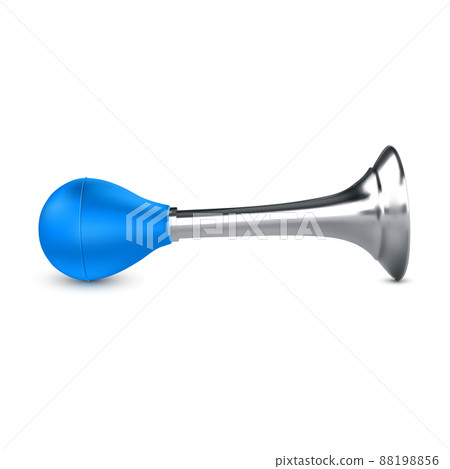 Signal horn vector illustration isolated on white background Signal horn vector illustration isolated on white background 88198856
