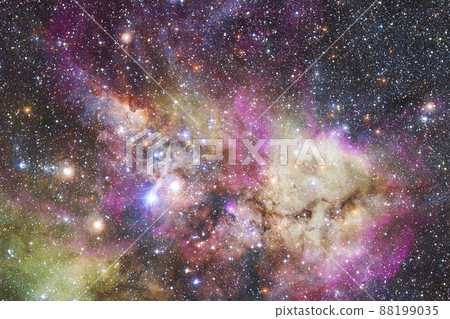 Awesome of endless cosmos. Elements of this image furnished by NASA Awesome of endless cosmos. Elements of this image furnished by NASA 88199035