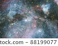 Nebula, cluster of stars in deep space. Elements of this image furnished by NASA 88199077