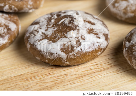 large number of gingerbread on the table 88199495