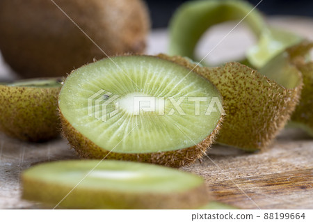 kiwi fruit washed and cut into pieces kiwi fruit washed and cut into pieces 88199664