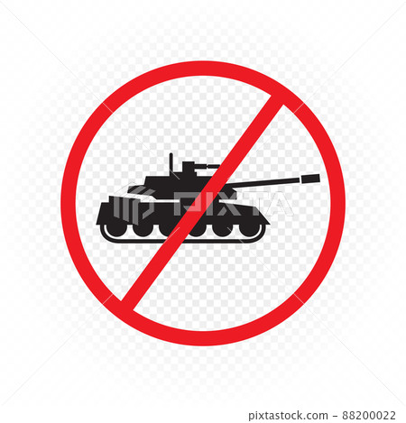 forbidden tanks move war sign symbol 88200022