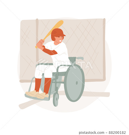 Baseball abstract concept vector illustration.... - Stock Illustration