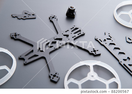 FPV drone with your own hands. Drone FPV frame. Spare parts for FPV drone made of carbon. 88200567