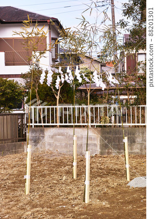 Groundbreaking festival before building a house Groundbreaking festival before building a house 88201301