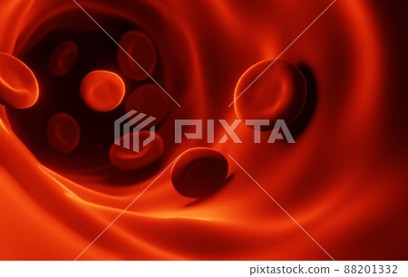 3d render. abstract medical background. blood cells in the vessel. 3d illustration 3d render. abstract medical background. blood cells in the vessel. 3d illustration 88201332