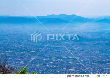 Yamato basin haze in the morning mist seen from Mt. Katsuragi 88201963