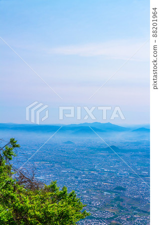Yamato basin haze in the morning mist seen from Mt. Katsuragi 88201964
