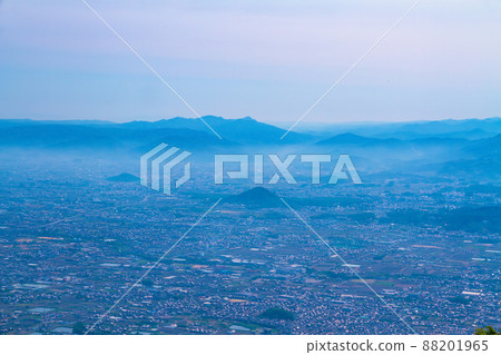Yamato basin haze in the morning mist seen from Mt. Katsuragi 88201965
