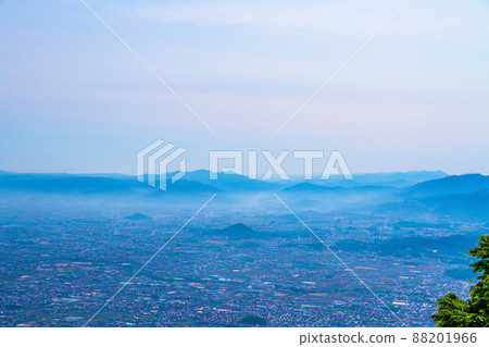 Yamato basin haze in the morning mist seen from Mt. Katsuragi 88201966