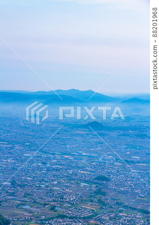 Yamato basin haze in the morning mist seen from Mt. Katsuragi 88201968